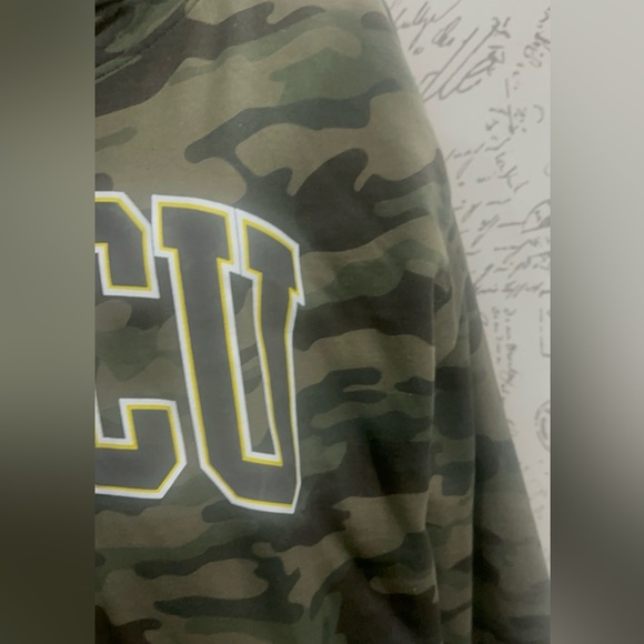 Mitchell & Ness HBCU Green Camouflage Hoodie - Picture 5 of 8